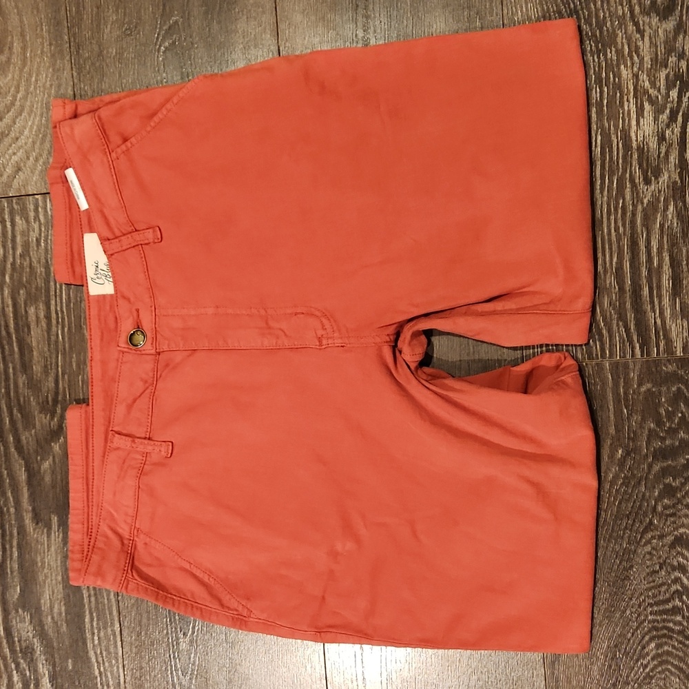 ❤ COSMIC BLUE LOVE HIGH RISE RELAXED SLIM ANKLE CHINO PANTS, 16 (33)